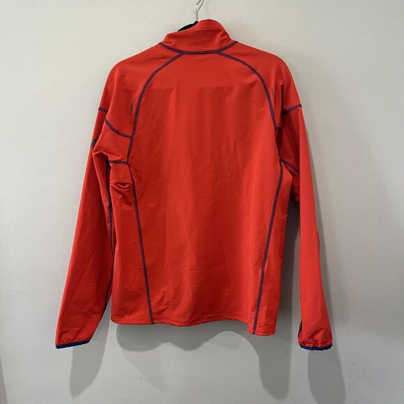 Eddie Bauer Jacket Men’s Medium Orange First Ascent Sandstone Stretch Zip Nylon - Picture 2 of 9